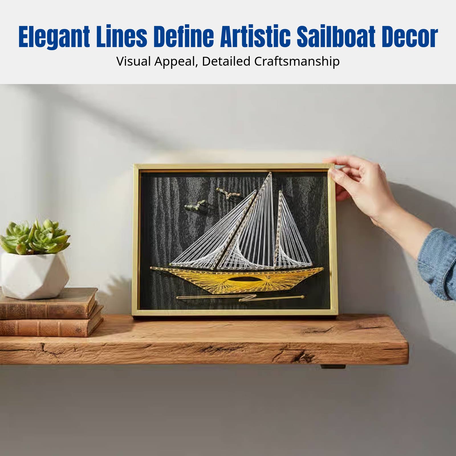 Nail String Art, Sailing Theme – обзор и цена Art Craft Gift Ideas