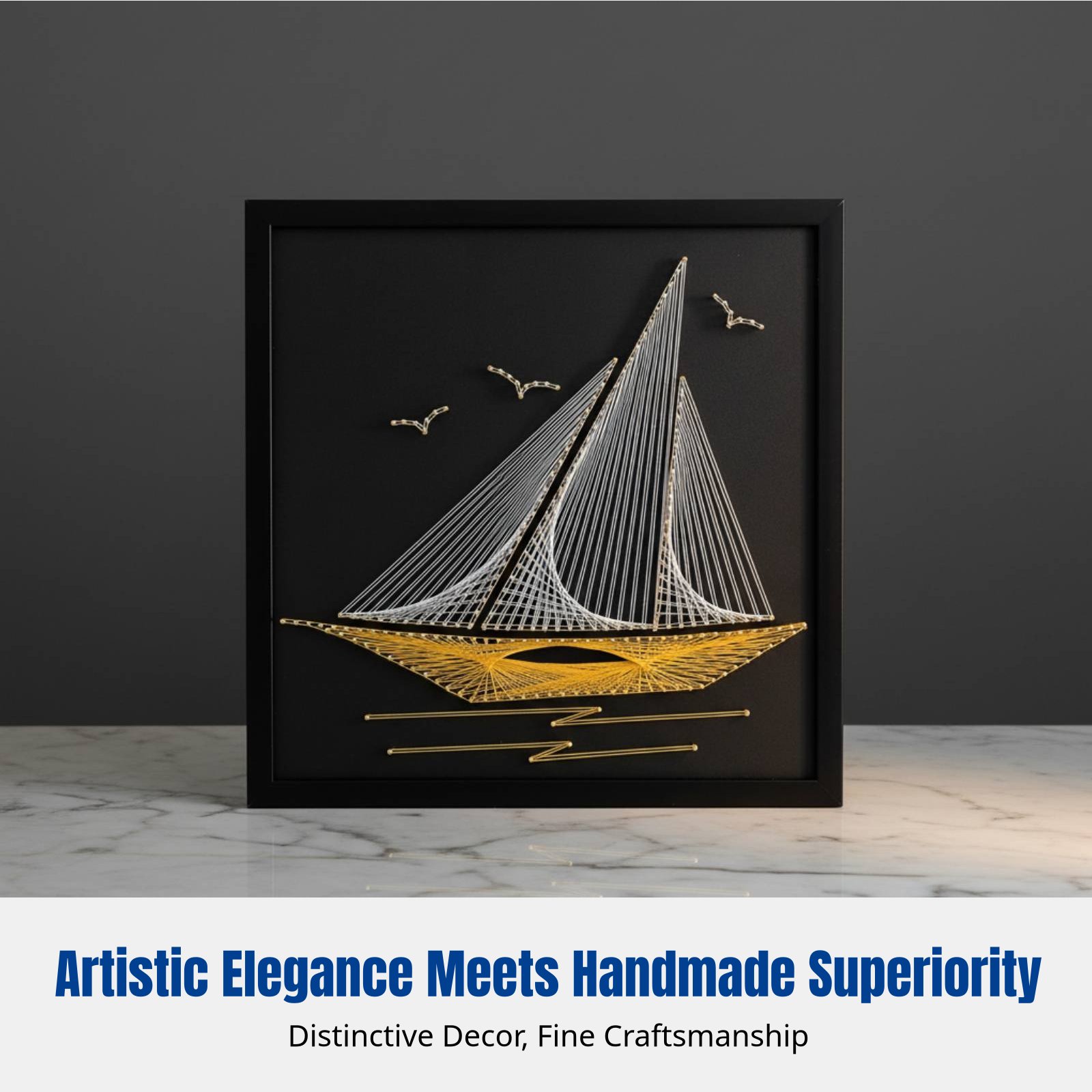 Nail String Art, Sailing Theme – обзор и цена Art Craft Gift Ideas