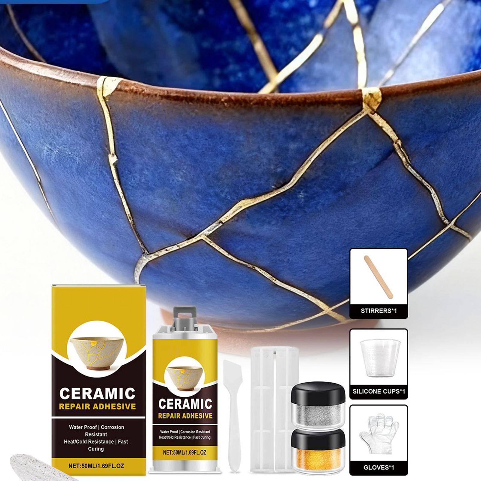 Kintsugi Repair Kit Gold Ceram – обзор и цена Art Craft Workshop