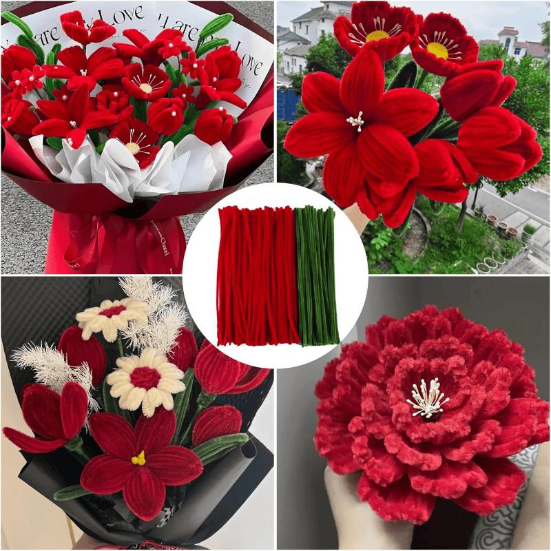 200/300Pcs Chenille Stems 30cm – обзор и цена Art Craft Flower Making
