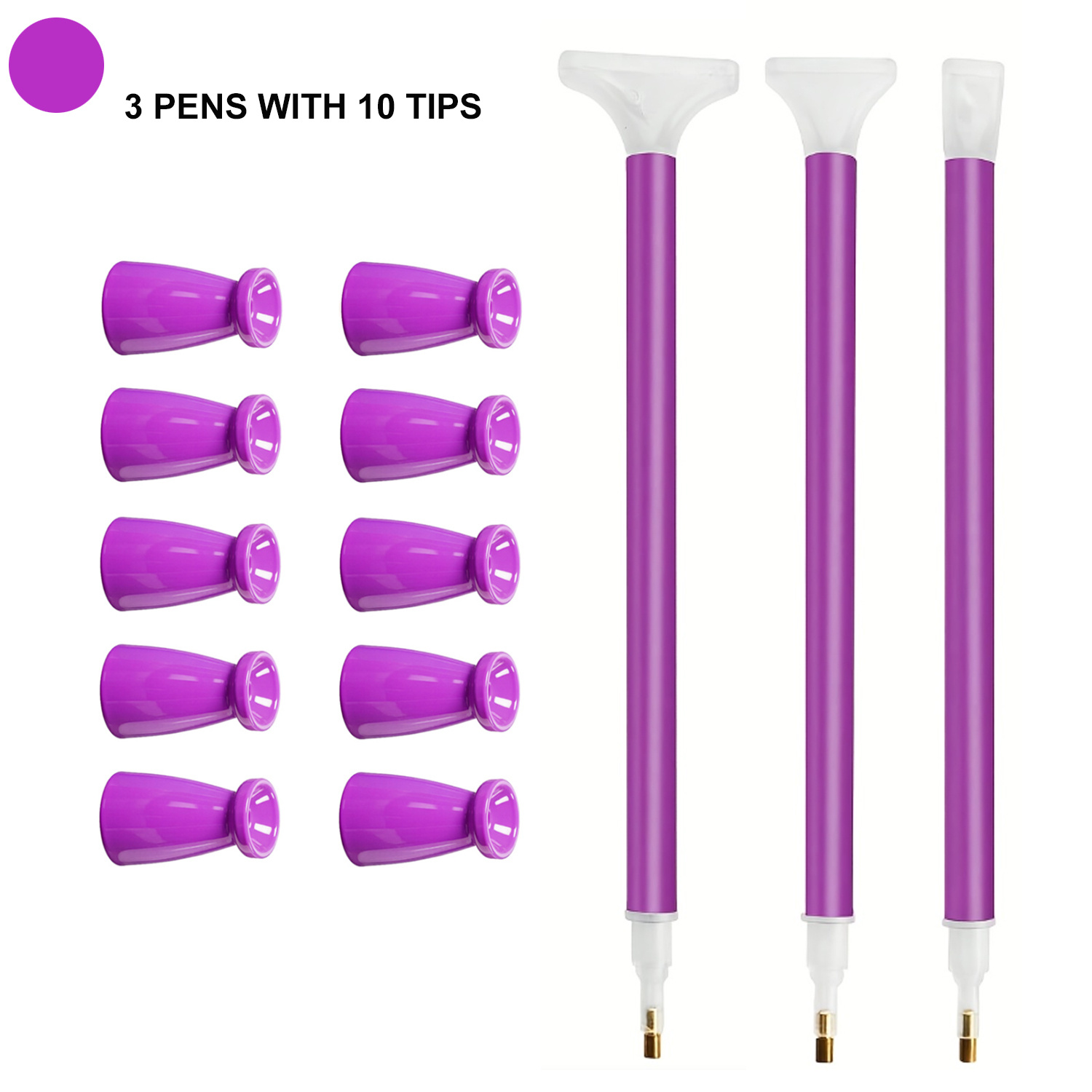10 Silicone Tips & 3 Pens Diam – обзор и цена Art Craft Kits