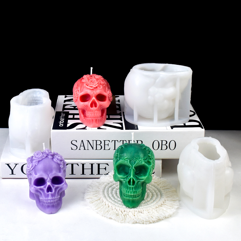 New Halloween Skull Silicone C – обзор и цена Art Craft Flower Making