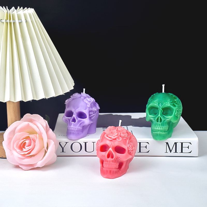 New Halloween Skull Silicone C – обзор и цена Art Craft Flower Making