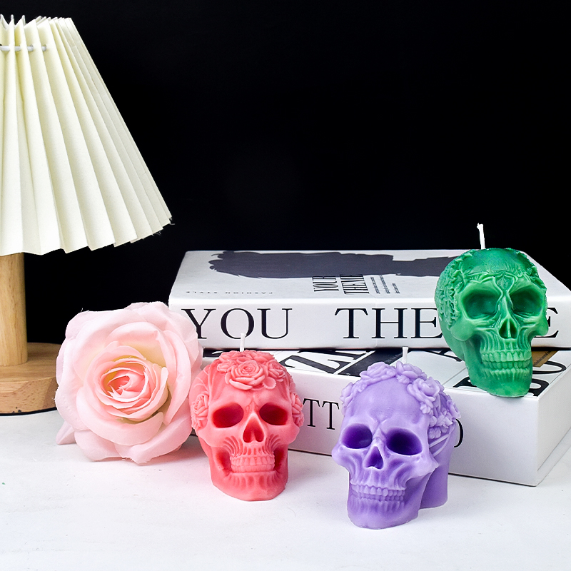 New Halloween Skull Silicone C – обзор и цена Art Craft Flower Making