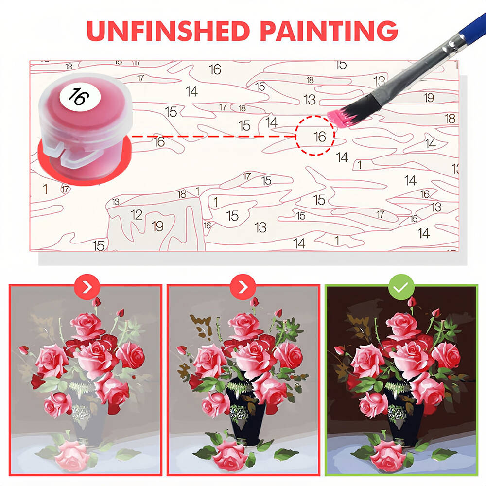 DIY Drawing By Numbers Blueber – обзор и цена Art Craft Room