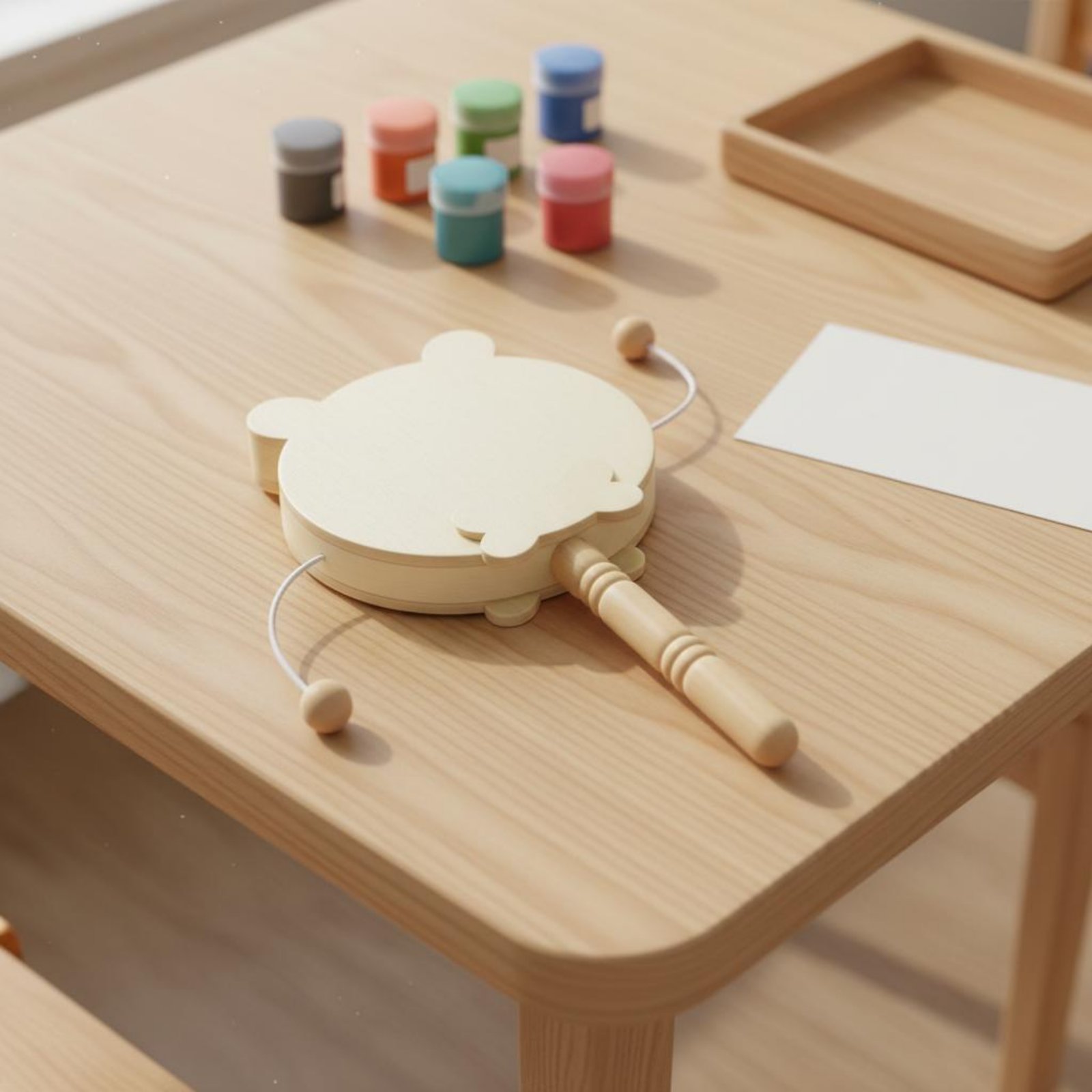 DIY Wooden Rattle Drum Even-Su – обзор и цена Art Craft Workshop