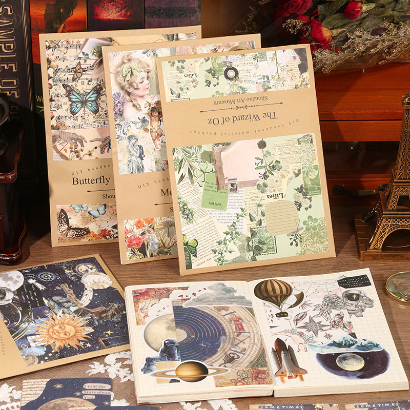100pcs Sheets Vintage Art Pape – обзор и цена Art Craft Gallery