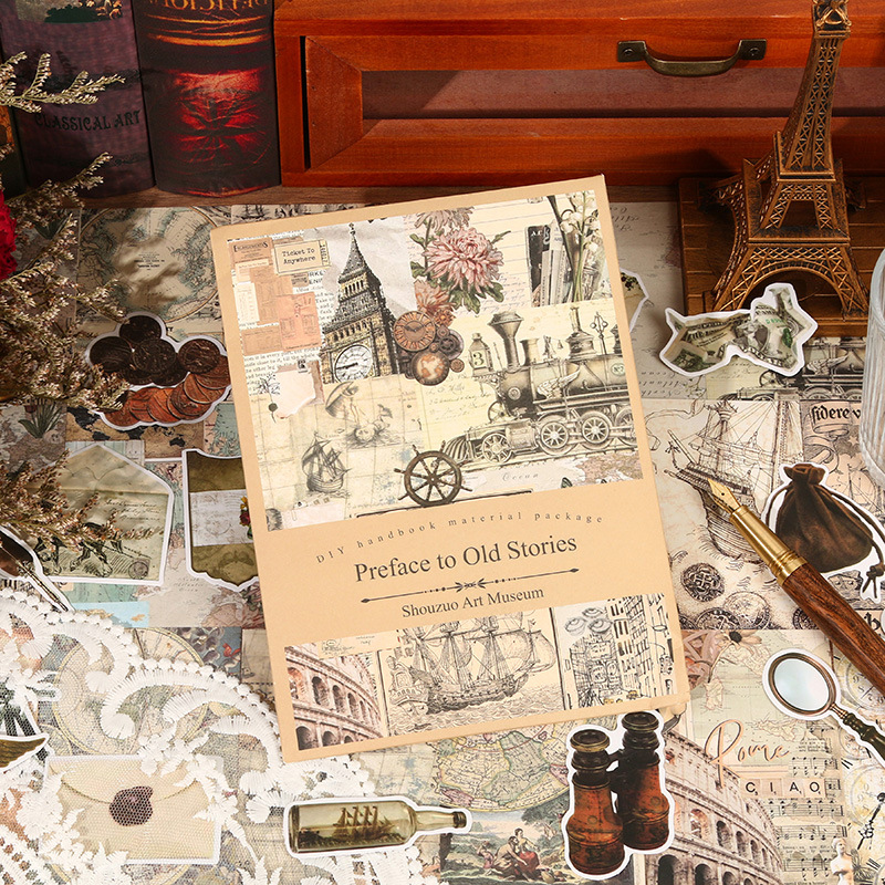 100pcs Sheets Vintage Art Pape – обзор и цена Art Craft Gallery