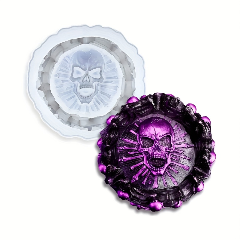 Ashtray mold, skull DIY craft  – обзор и цена Art Craft Party