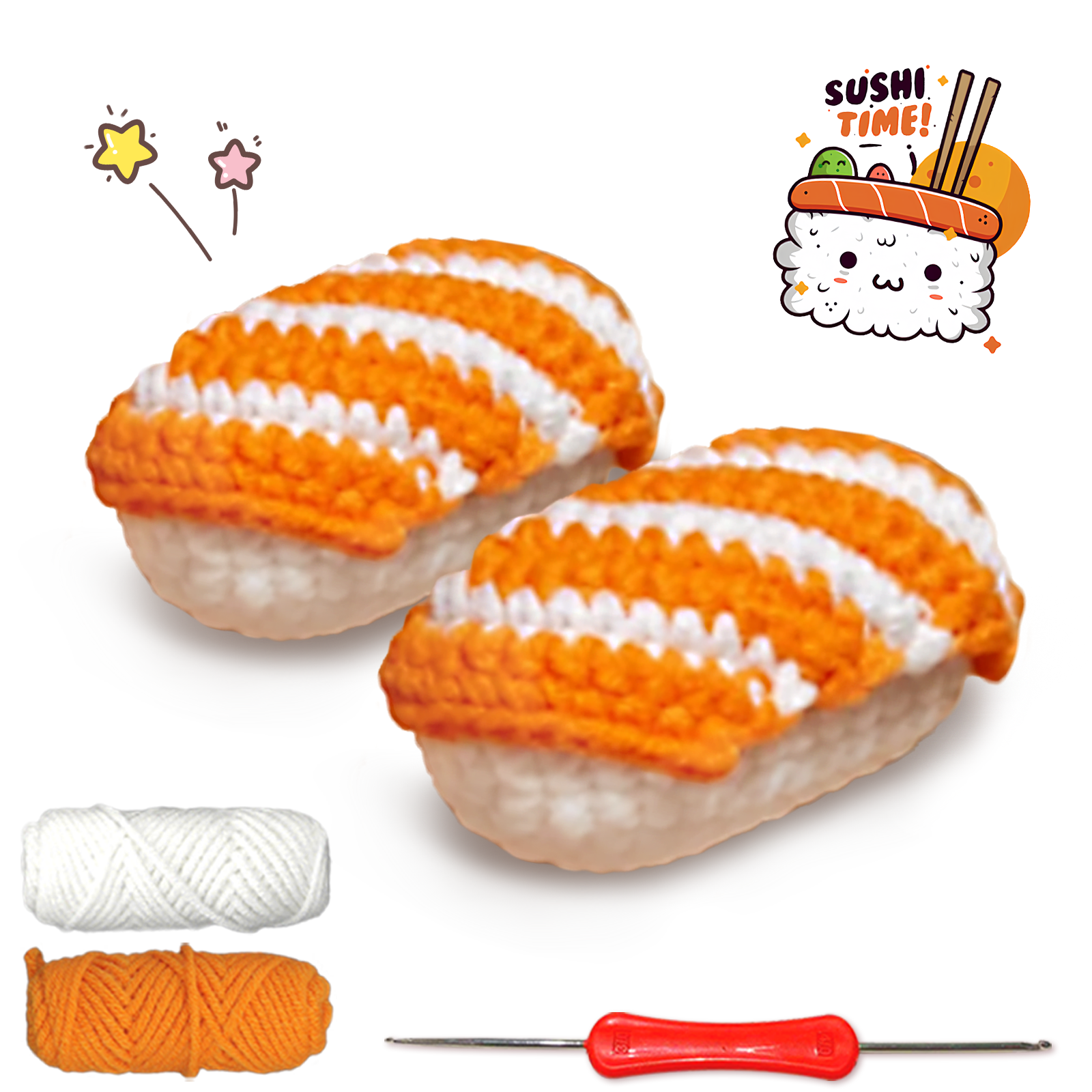 YAMAXIN 2PC Sushi-Themed Croch – обзор и цена Art Craft Project
