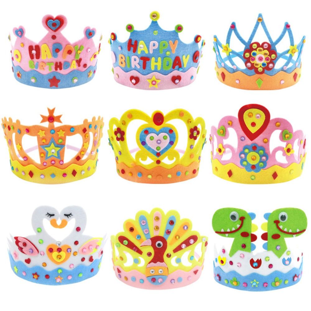 Children's Non-woven DIY Crown – обзор и цена Art Craft Hat