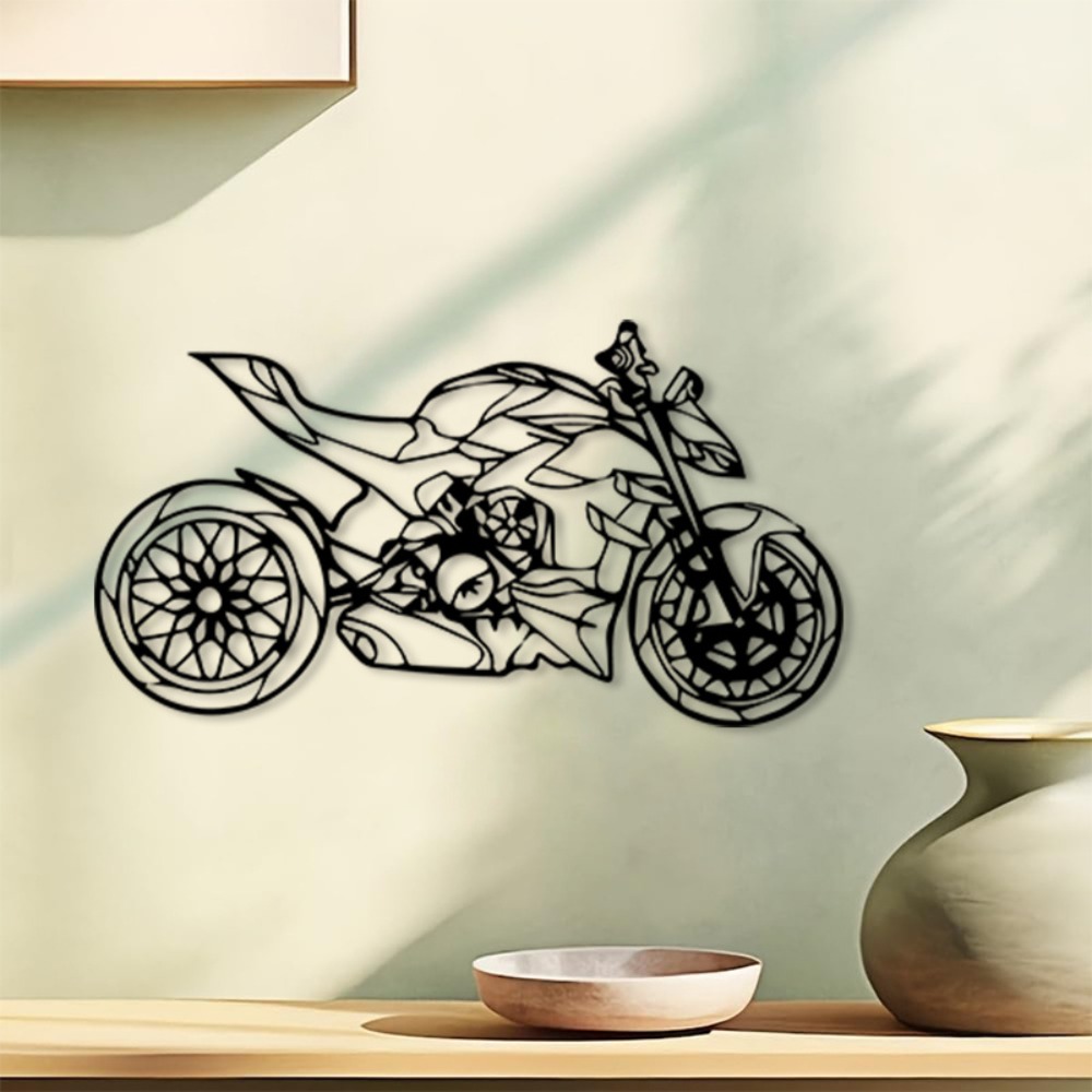 Brand Metal Motorcycle Wall Ar – обзор и цена Art Craft Room