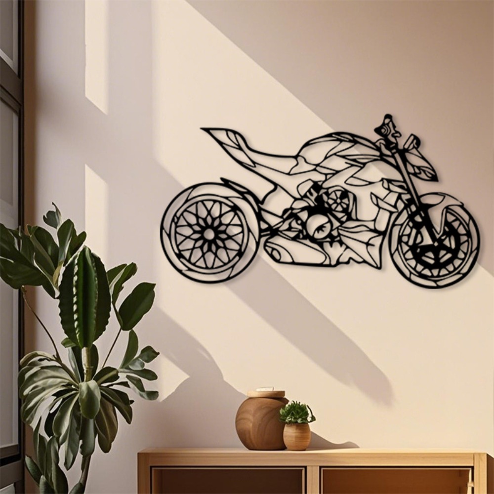 Brand Metal Motorcycle Wall Ar – обзор и цена Art Craft Room