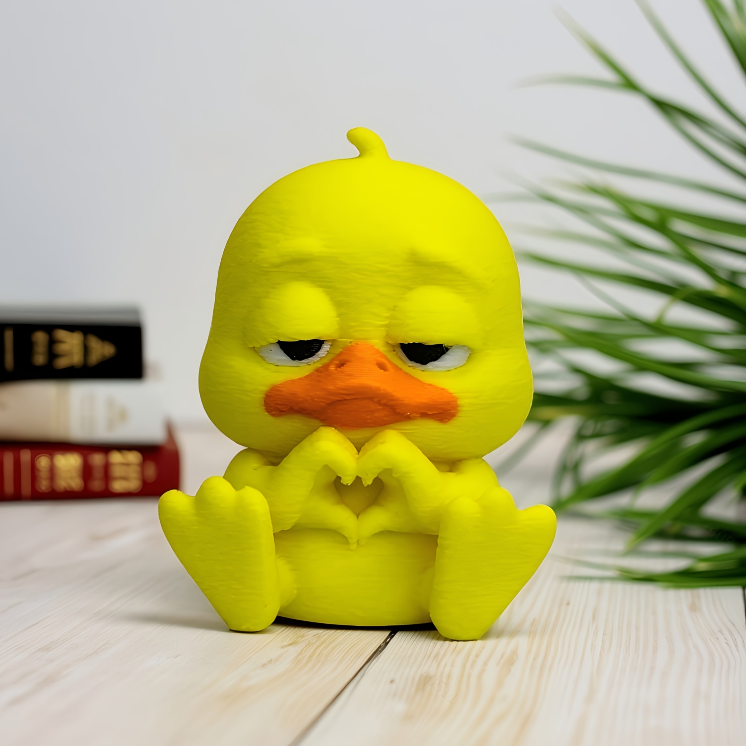 1pc Cute Heart Hands Duck Car  – обзор и цена Art Craft Duck