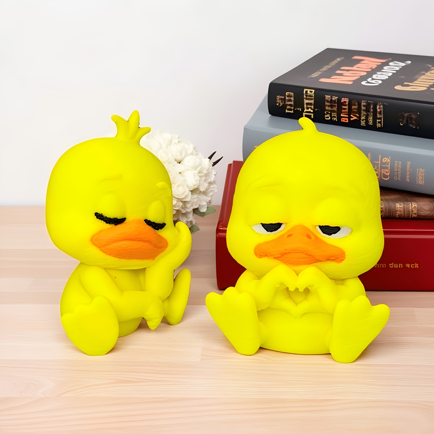 1pc Cute Heart Hands Duck Car  – обзор и цена Art Craft Duck