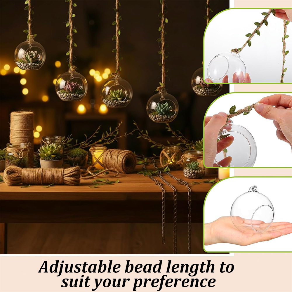 Glass Hanging Orbs Fillable Cl – обзор и цена Art Craft Christmas