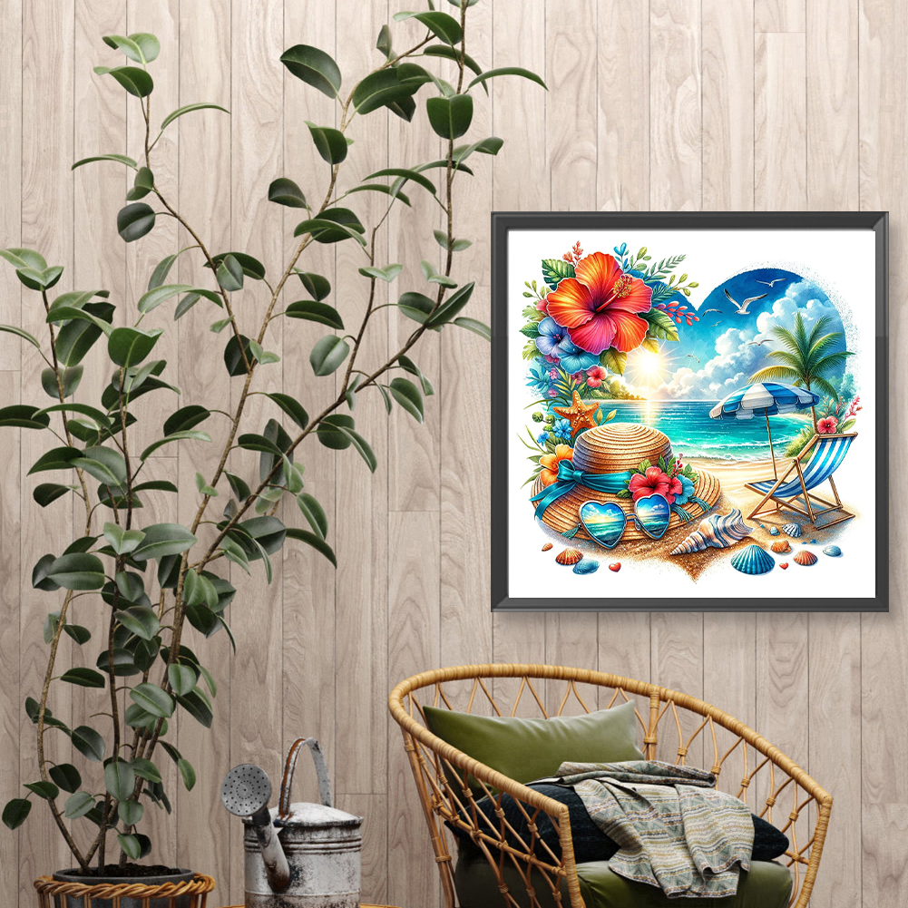 Summer Beach Full DIY 5D Round – обзор и цена Art Craft Gift Ideas