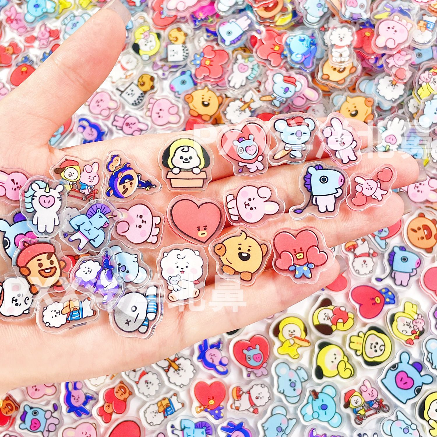 100pcs BT21 BTS single-layer 2 – обзор и цена Art Craft Material