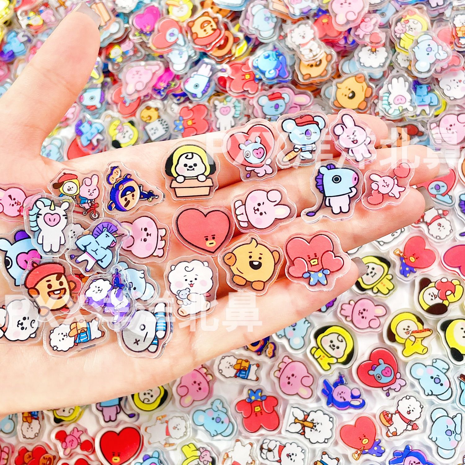 100pcs BT21 BTS single-layer 2 – обзор и цена Art Craft Material