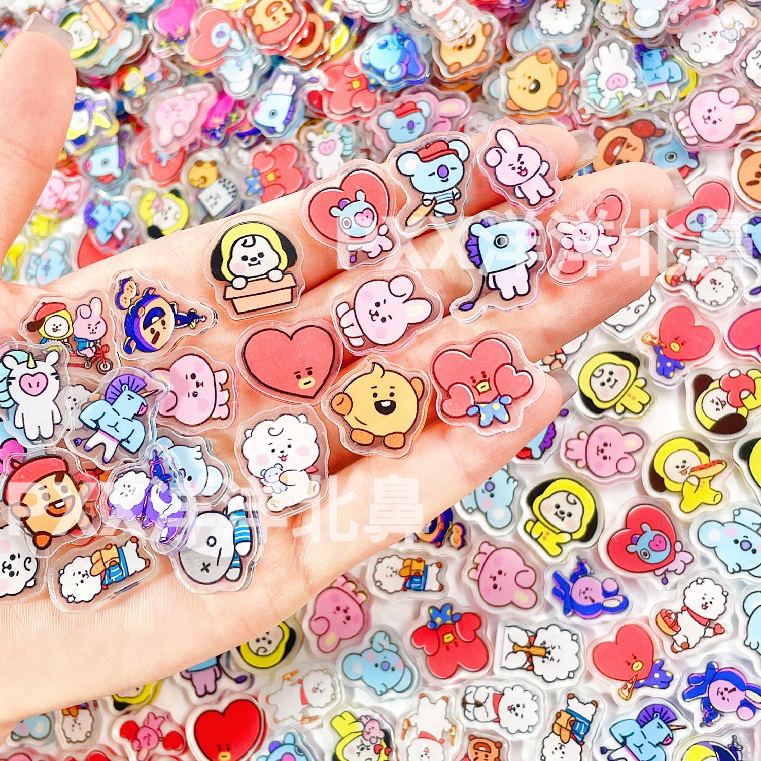 100pcs BT21 BTS single-layer 2 – обзор и цена Art Craft Material