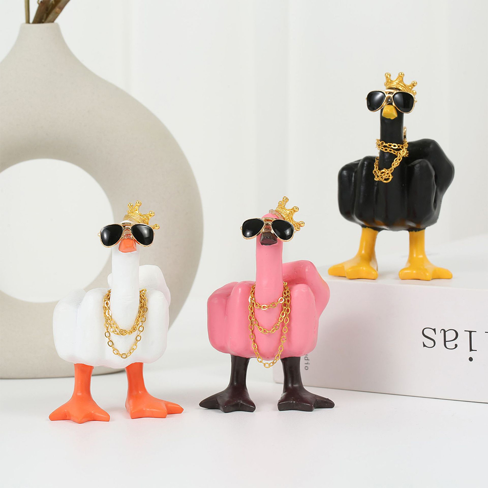 Middle Finger Cute Duck Figuri – обзор и цена Art Craft Duck
