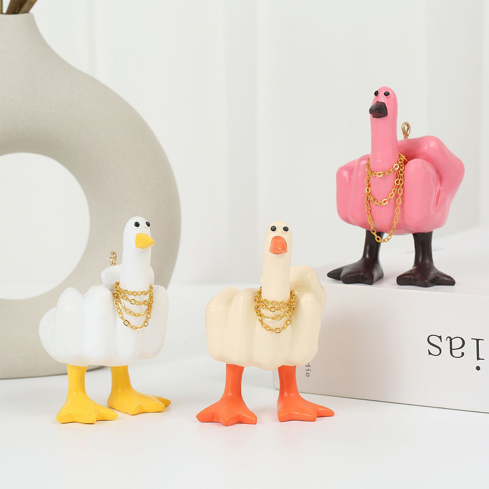 Middle Finger Cute Duck Figuri – обзор и цена Art Craft Duck