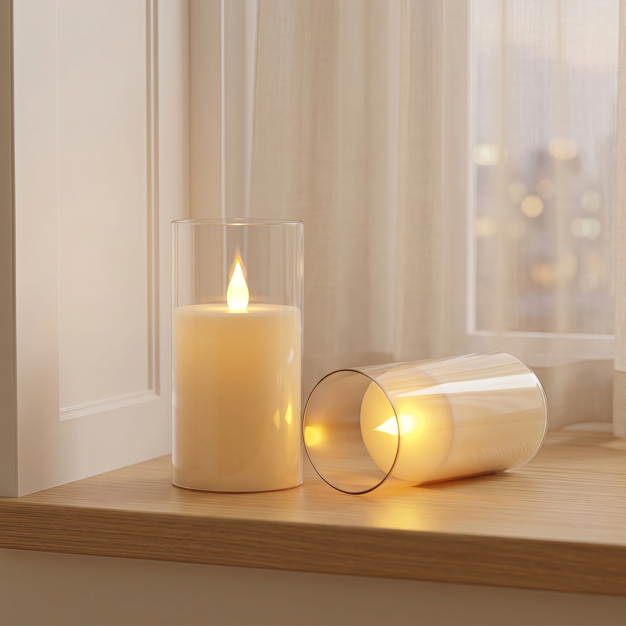 3-Piece LED Flame-Free Candle  – обзор и цена Art Craft Christmas