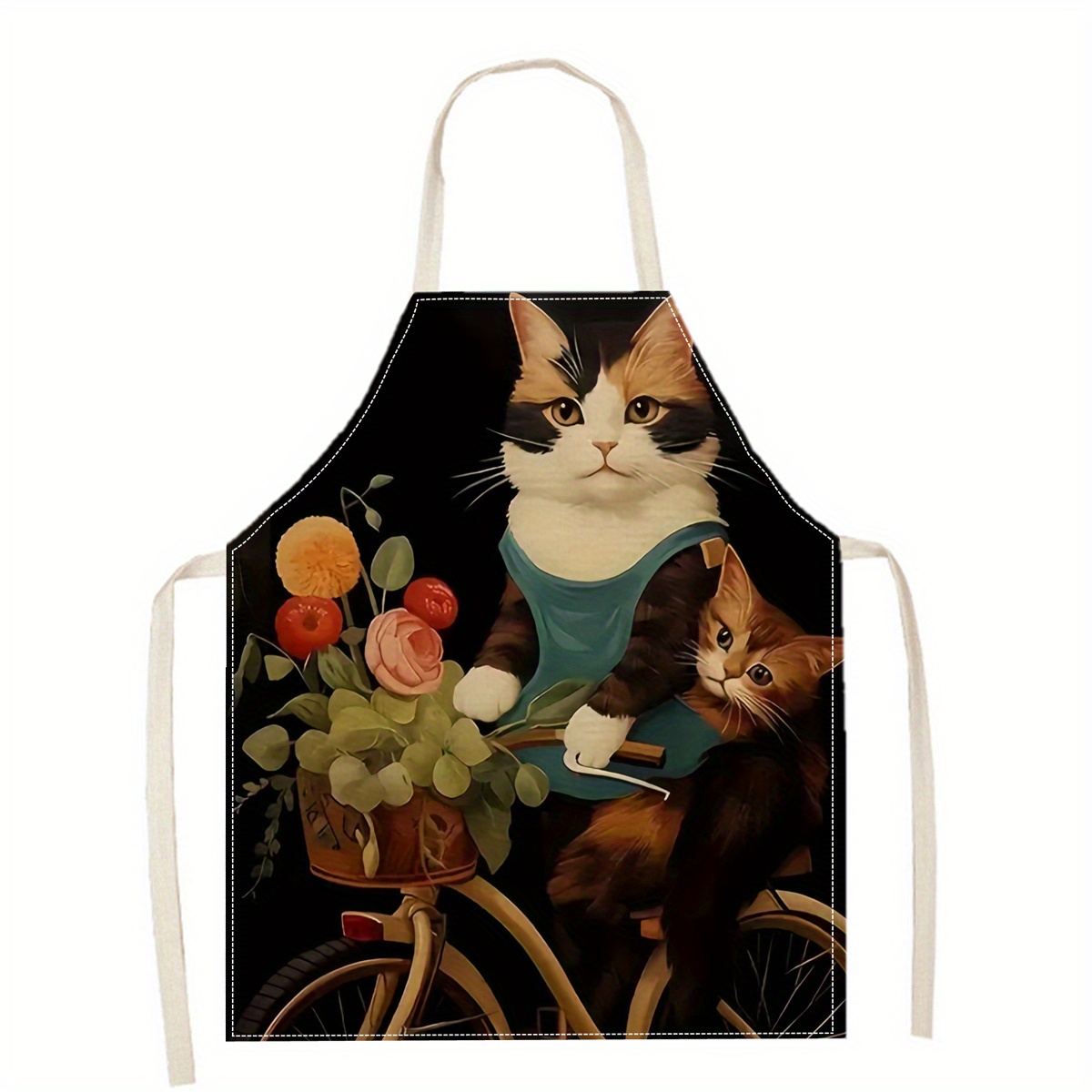 Linen Apron Funny Cat Sunglass – обзор и цена Art Craft Gift Ideas