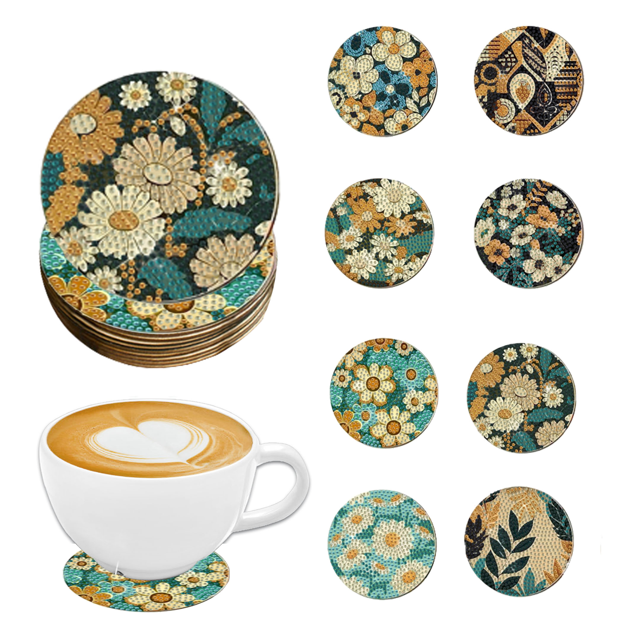 8 Pieces DIY Diamond Painting  – обзор и цена Craft Art Set