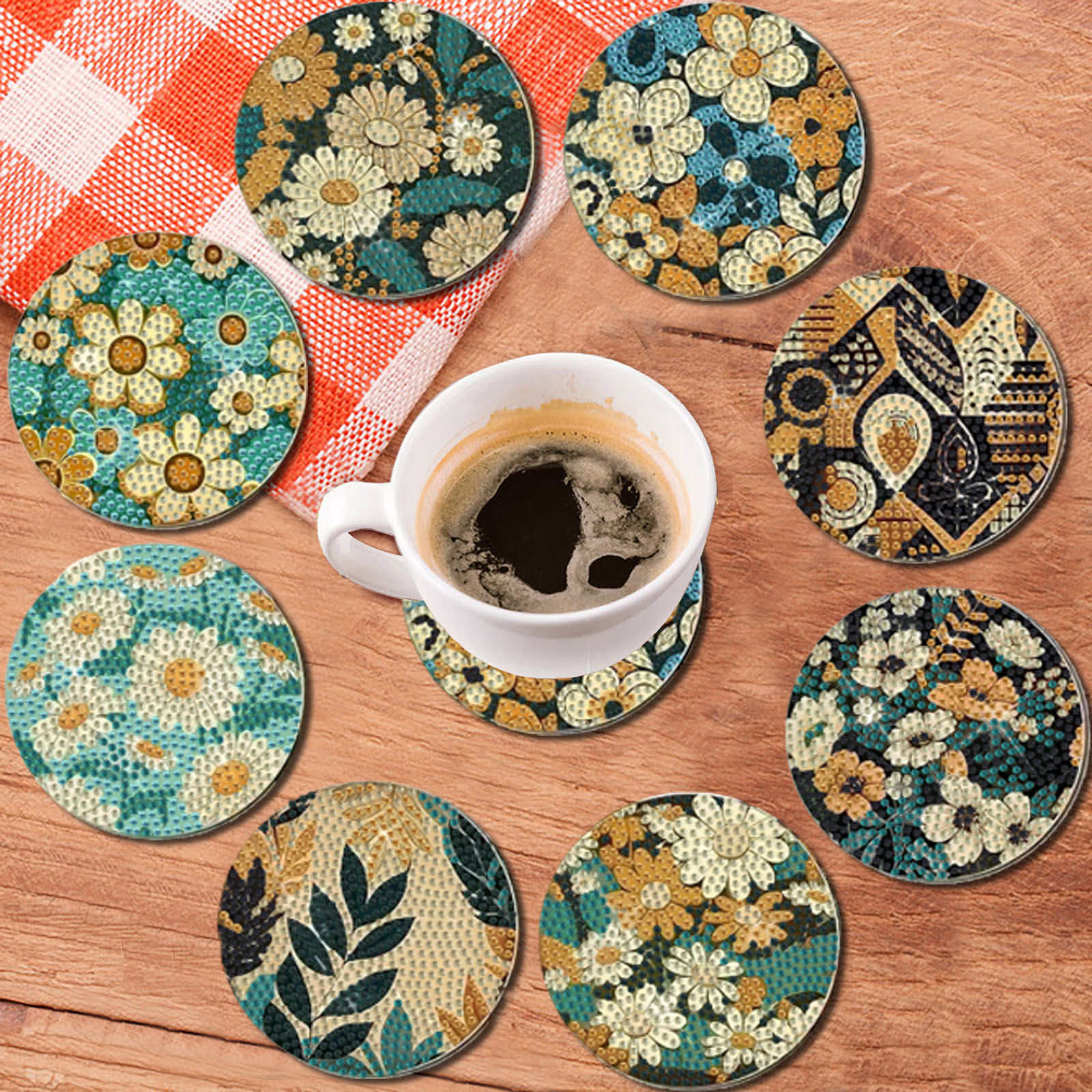 8 Pieces DIY Diamond Painting  – обзор и цена Craft Art Set
