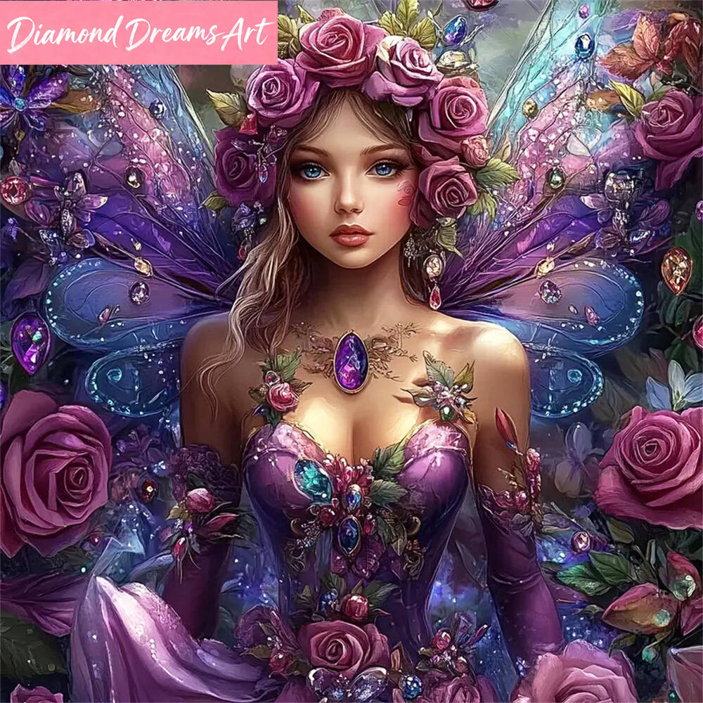 5D DIY Diamond Mosaic Woman Po – обзор и цена Art Craft Butterfly
