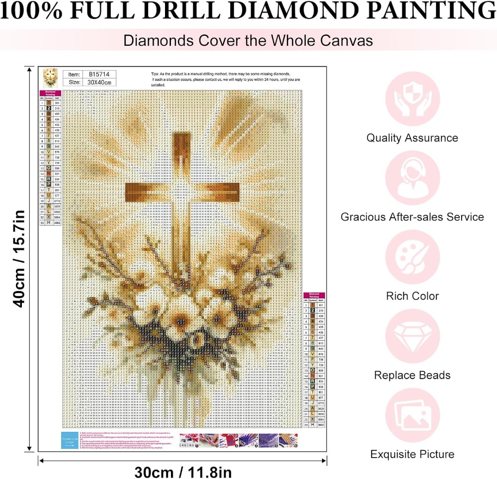 Religious Cross Diamond Art Ki – обзор и цена Art Craft Kits