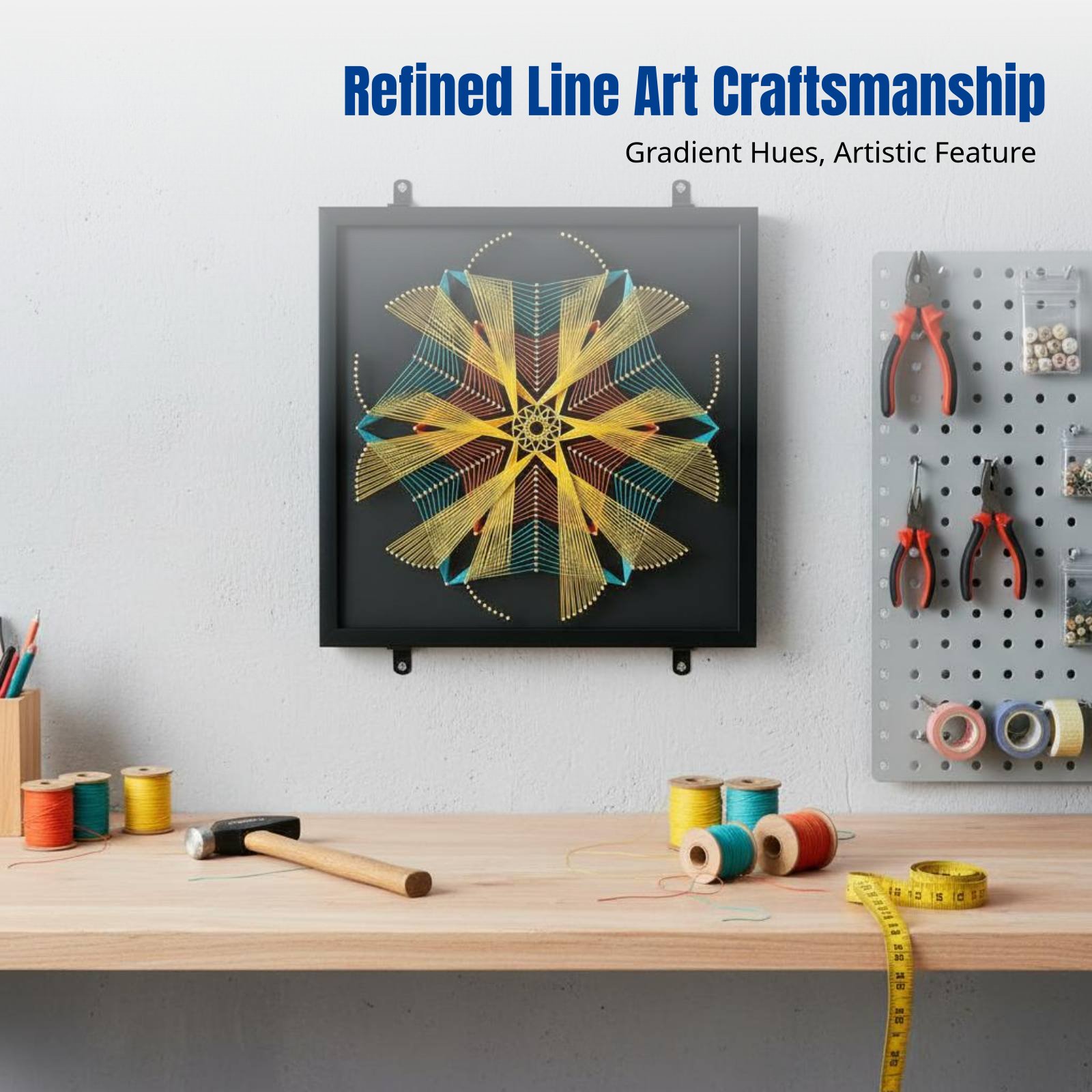 Geometric Pattern Nail String  – обзор и цена Art Craft Kits